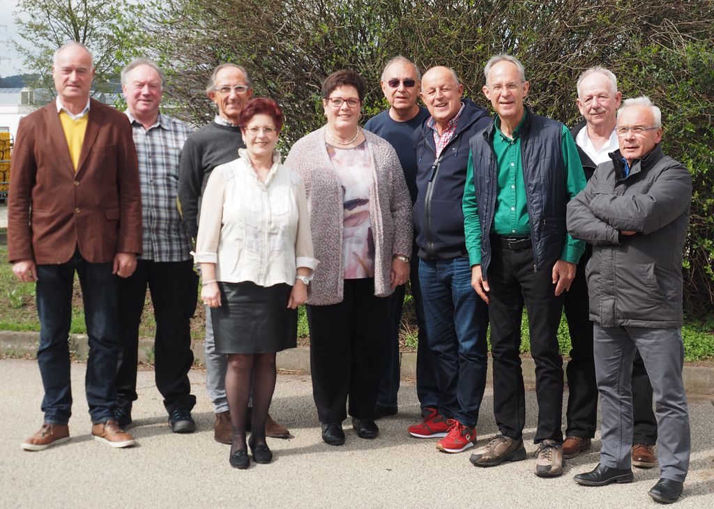 Der neu gewählte Seniorenbeirat Post/Telekom Trier-Mosel